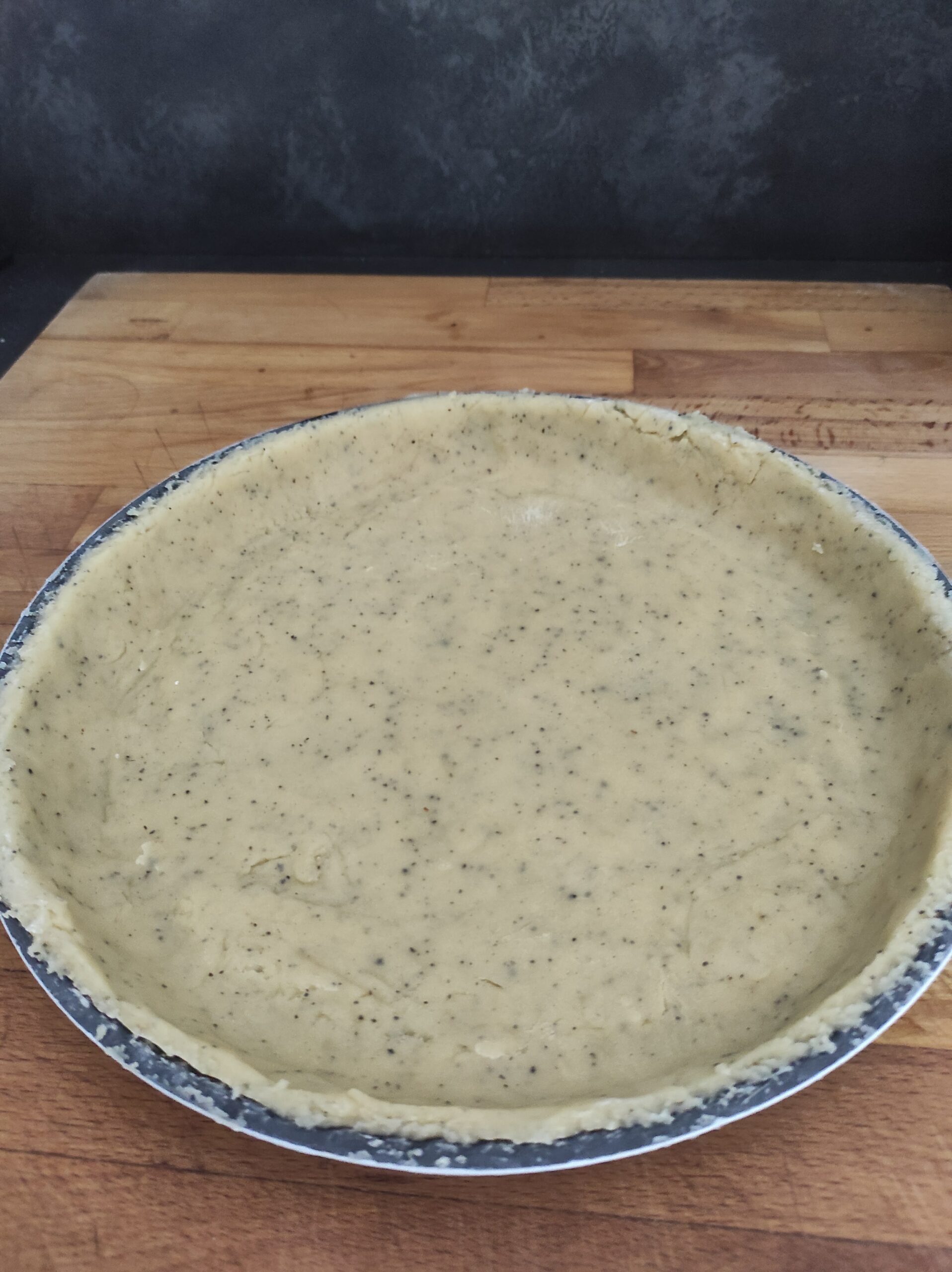 pâte sablée au thé noir